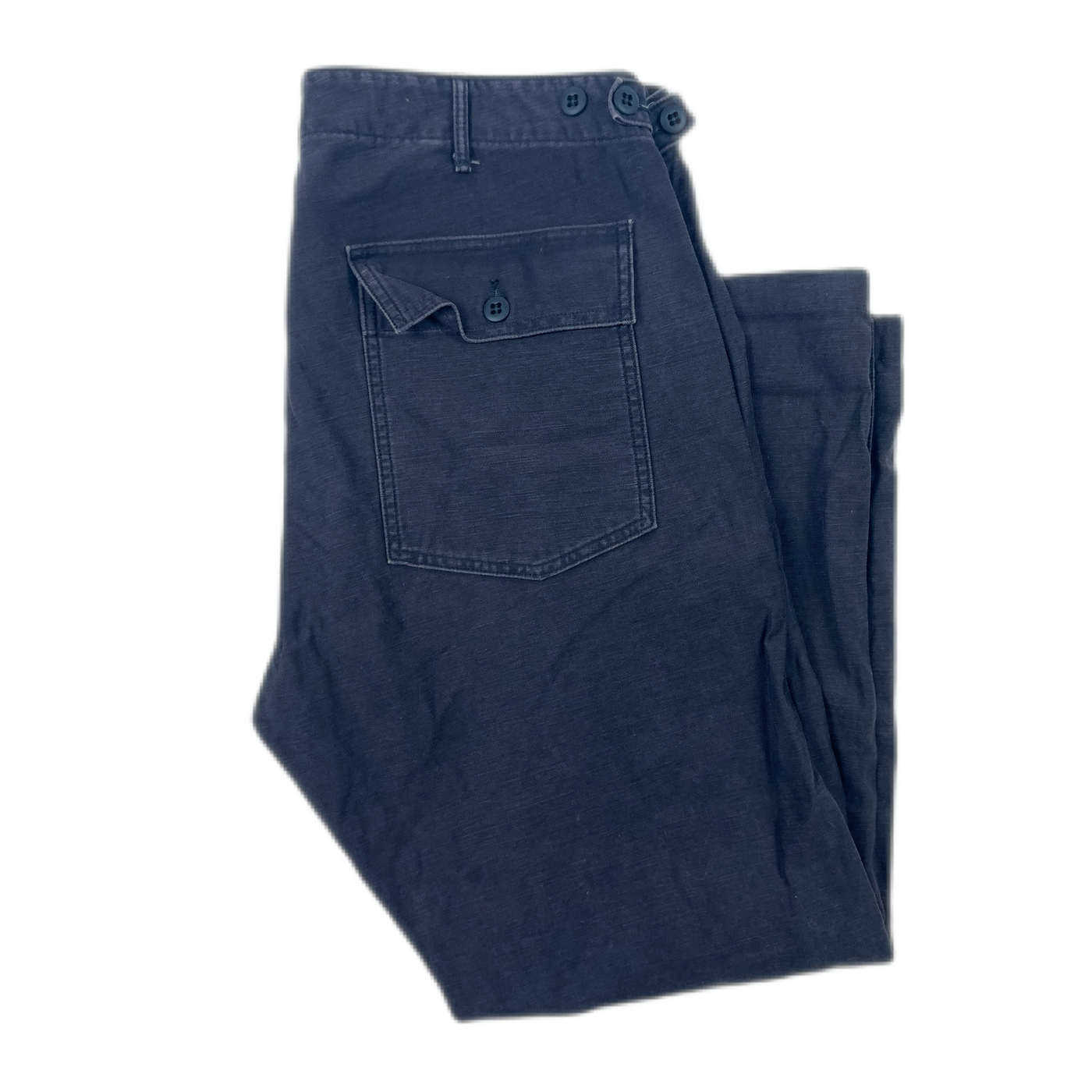 Slim-Fit Fatigue Pants (Black Washed)