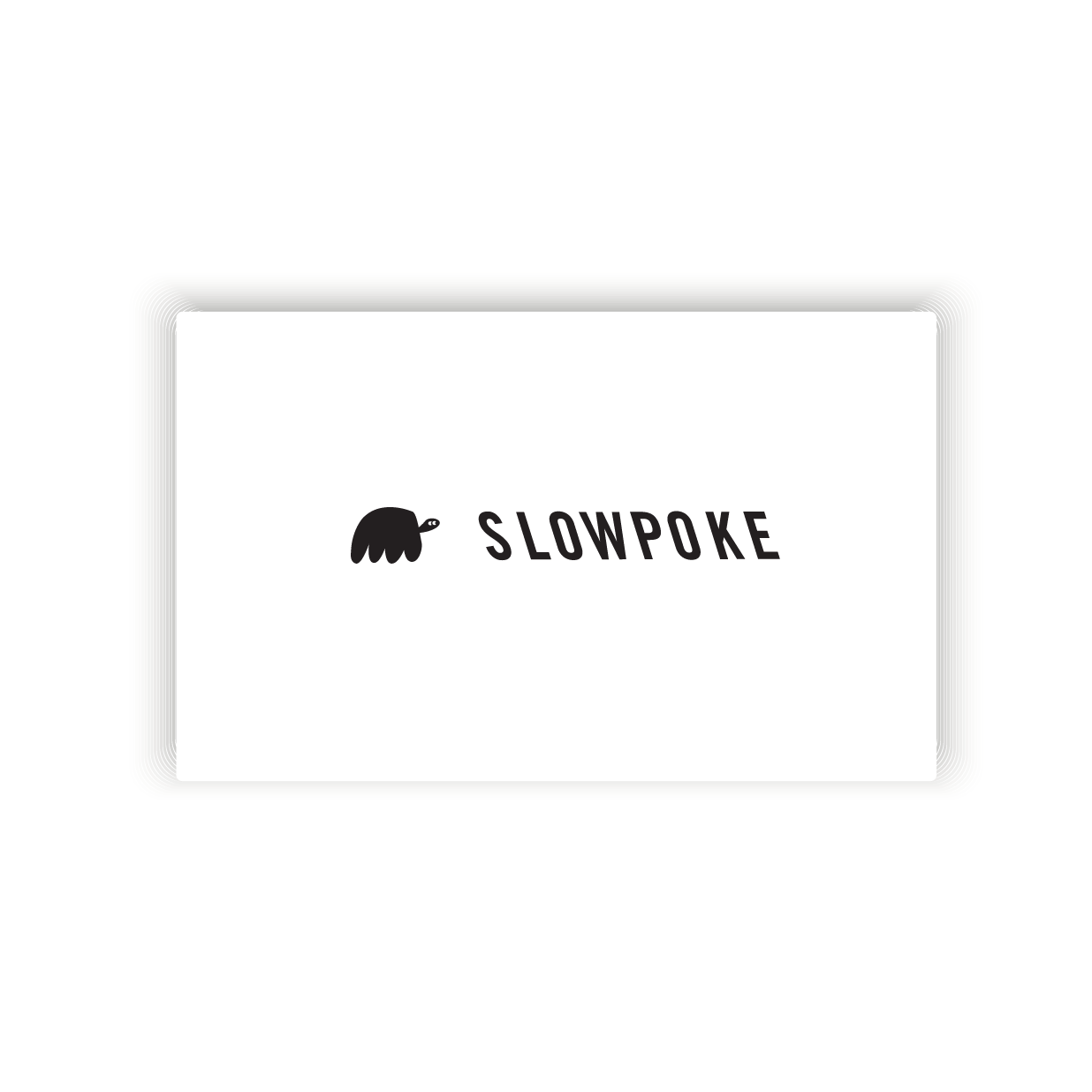 Slowpoke gift card