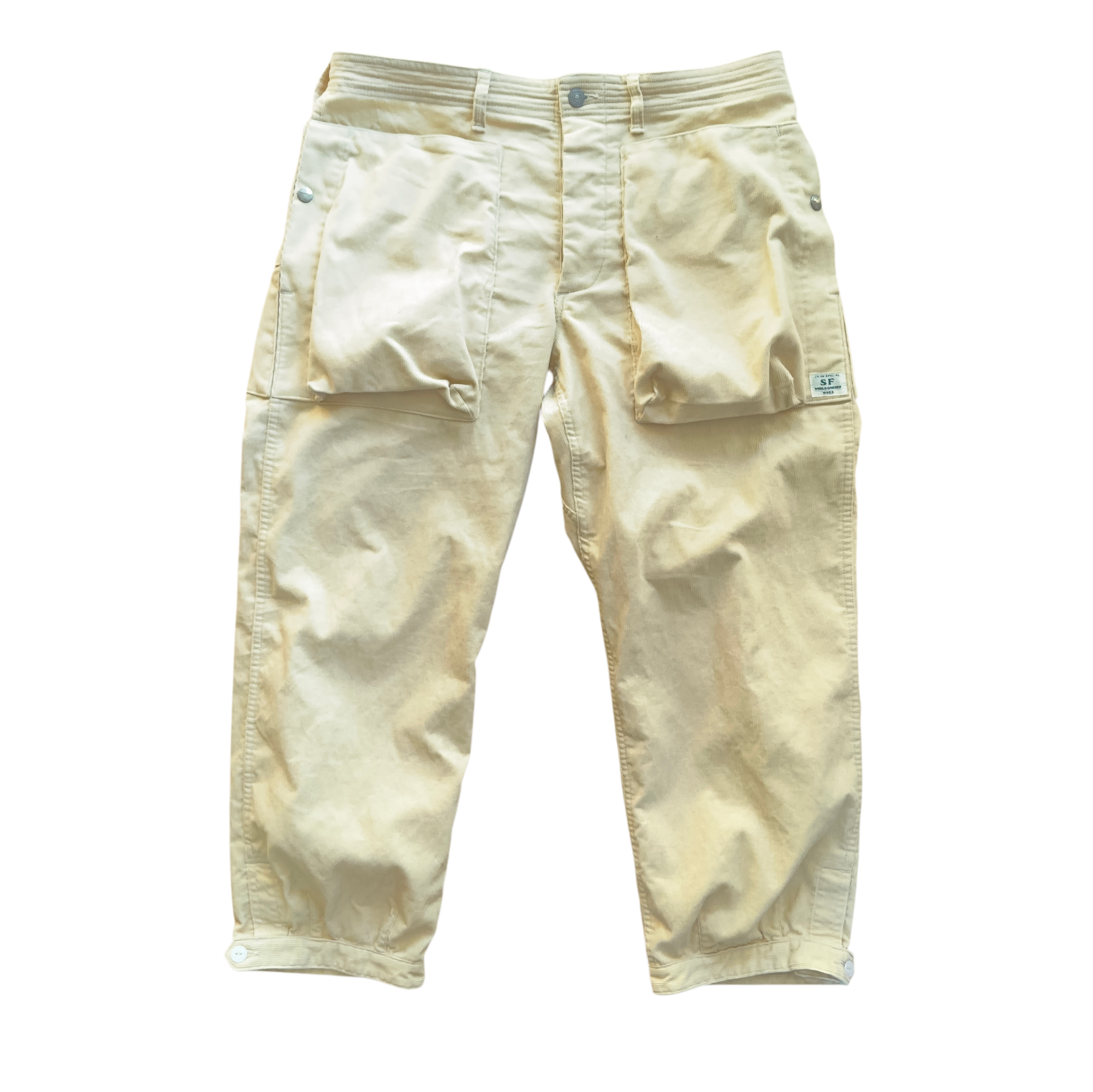 『LEAF WARDEN PANTS 4/5(WEATHER)』(BEIGE) Fall Leaf Gardener 4/5 Natural Corduroy 9.5oz – Slowpoke