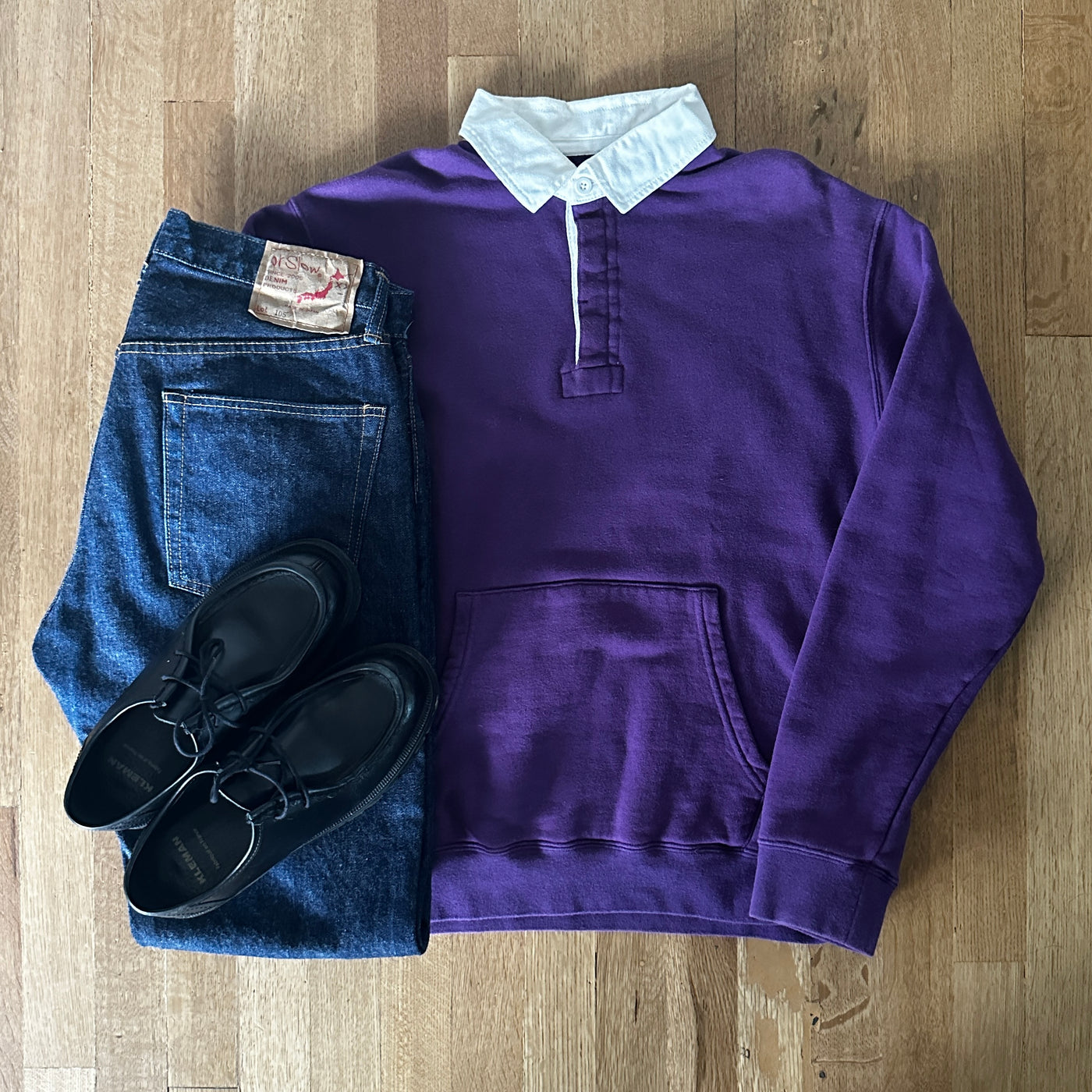 Oxford Collar Sweatshirt