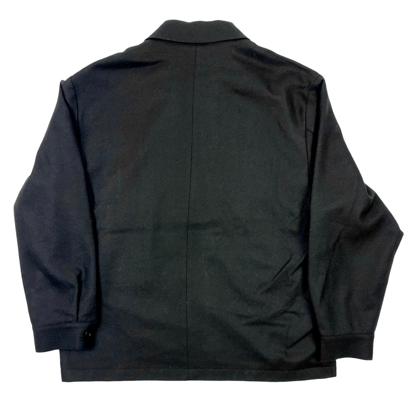 Cropped Wool Shirt Jacket
