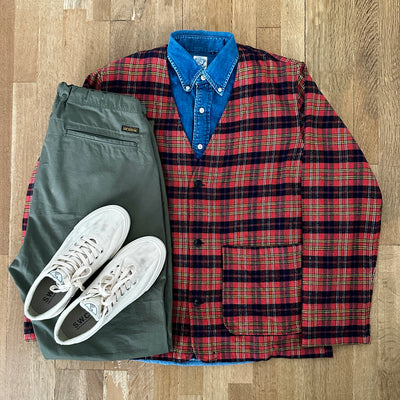 Flannel Cardigan