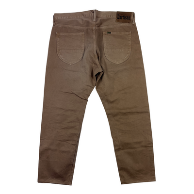 D1840S RELAXED TAPERED KAKISHIBU KUSAKI-ZOME EASTERNER JEAN