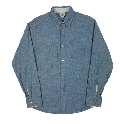Striped Chambray Button Down