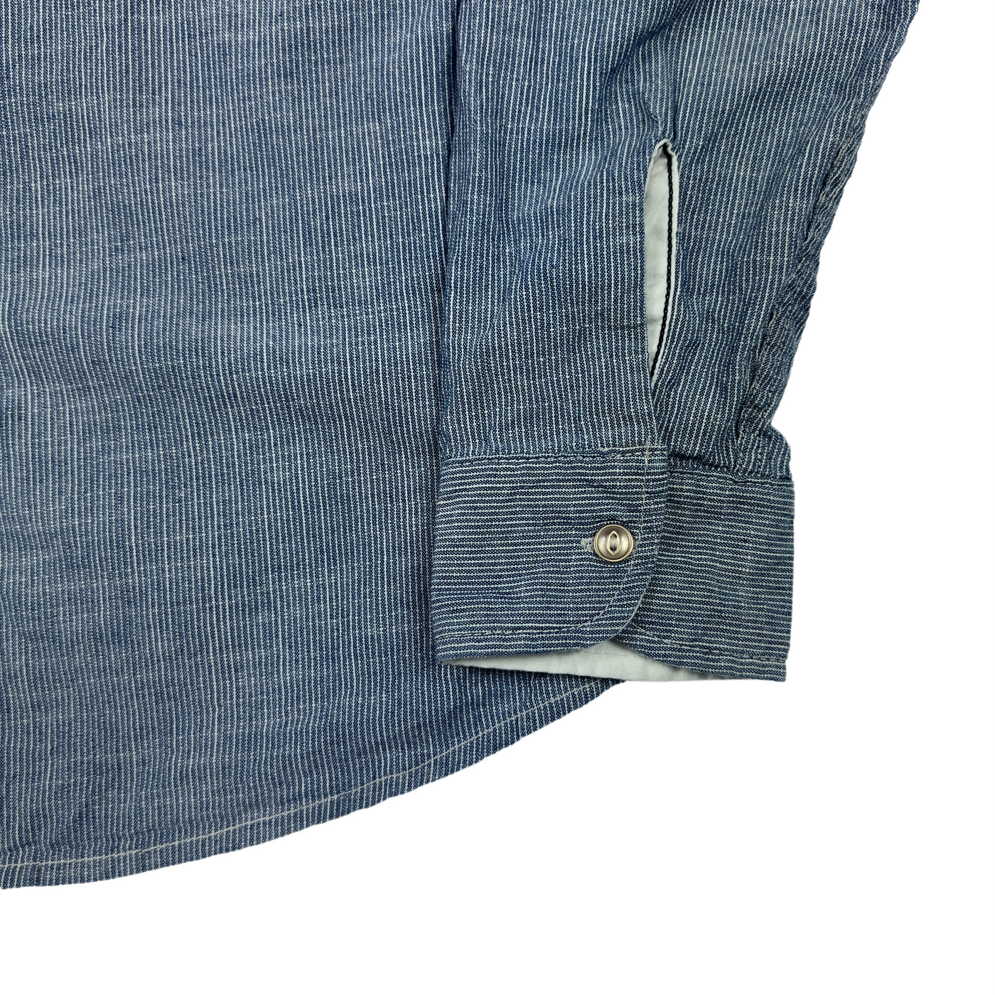 Striped Chambray Button Down