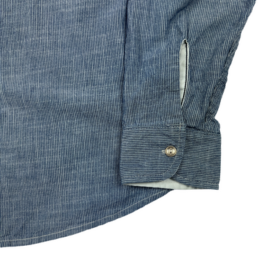 Striped Chambray Button Down