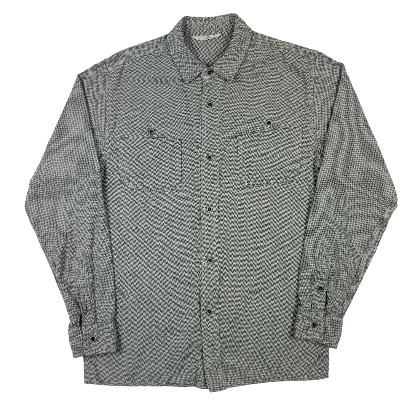 Herringbone Button Down Shirt