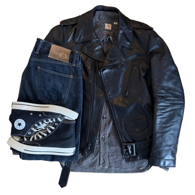 P613s Perfecto Chromexcel Motorcycle Jacket
