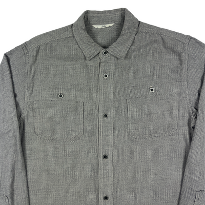 Herringbone Button Down Shirt