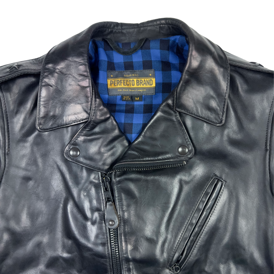 ジャケット・アウター Schott 13SS Perfect Leather Jacket S Perfecto® - Men's Steerhide Motorcycle Jacket