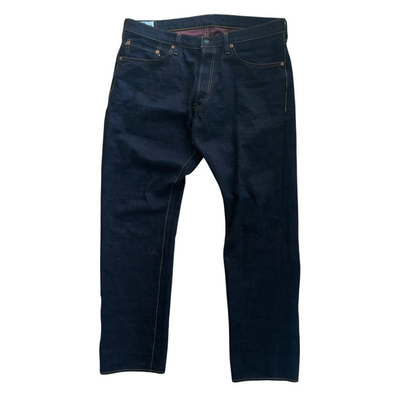 D1858 14oz Hinode-Dyed Indigo x Red Relaxed Tapered Selvedge Jeans