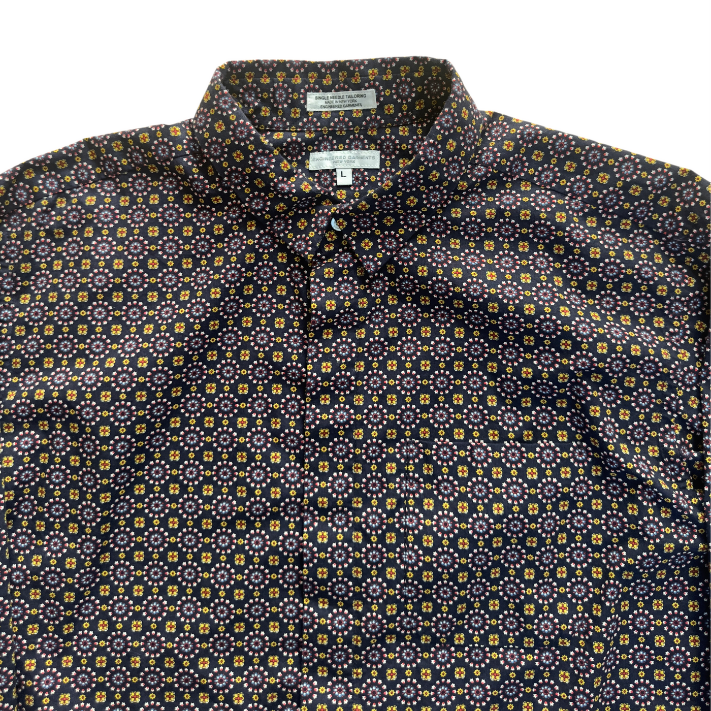 Pattern Button Down Shirt