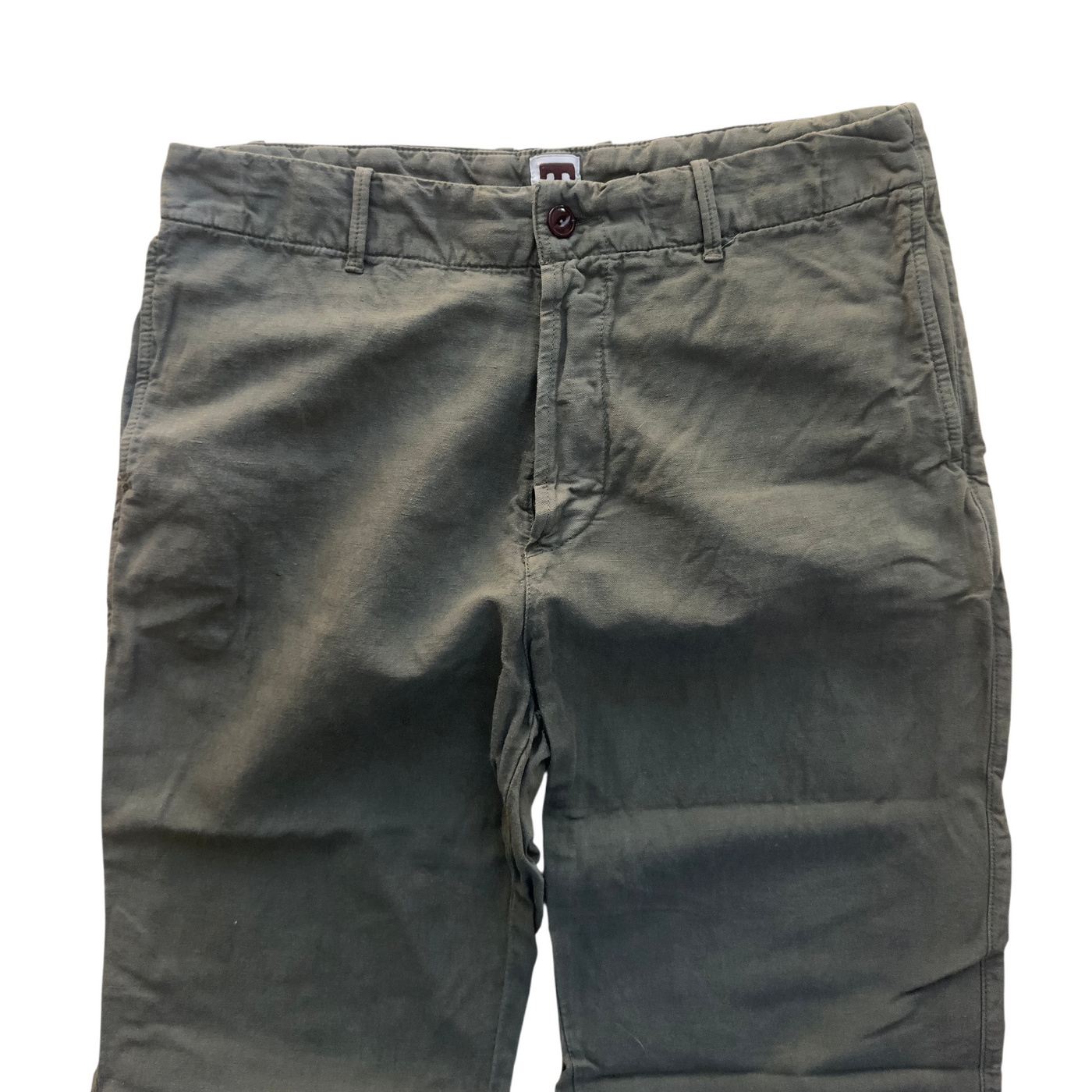 Army Chino Cotton Linen Slub