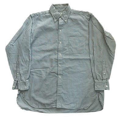 x Beams Plus Windowpane Buttondown Oxford
