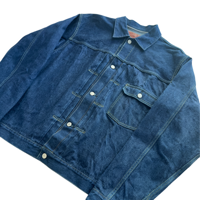 D-01J "The Origin" Natural Indigo Type 1 Denim Jacket