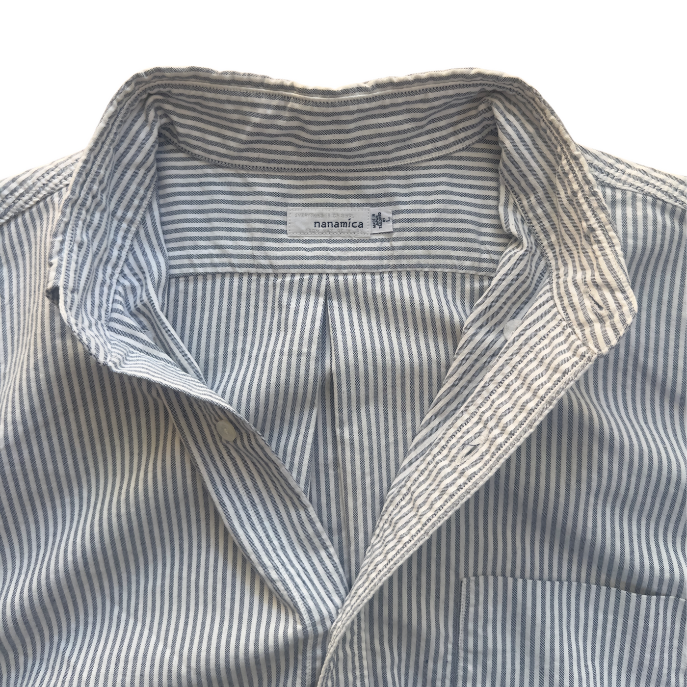 Windshirt - Striped Oxford