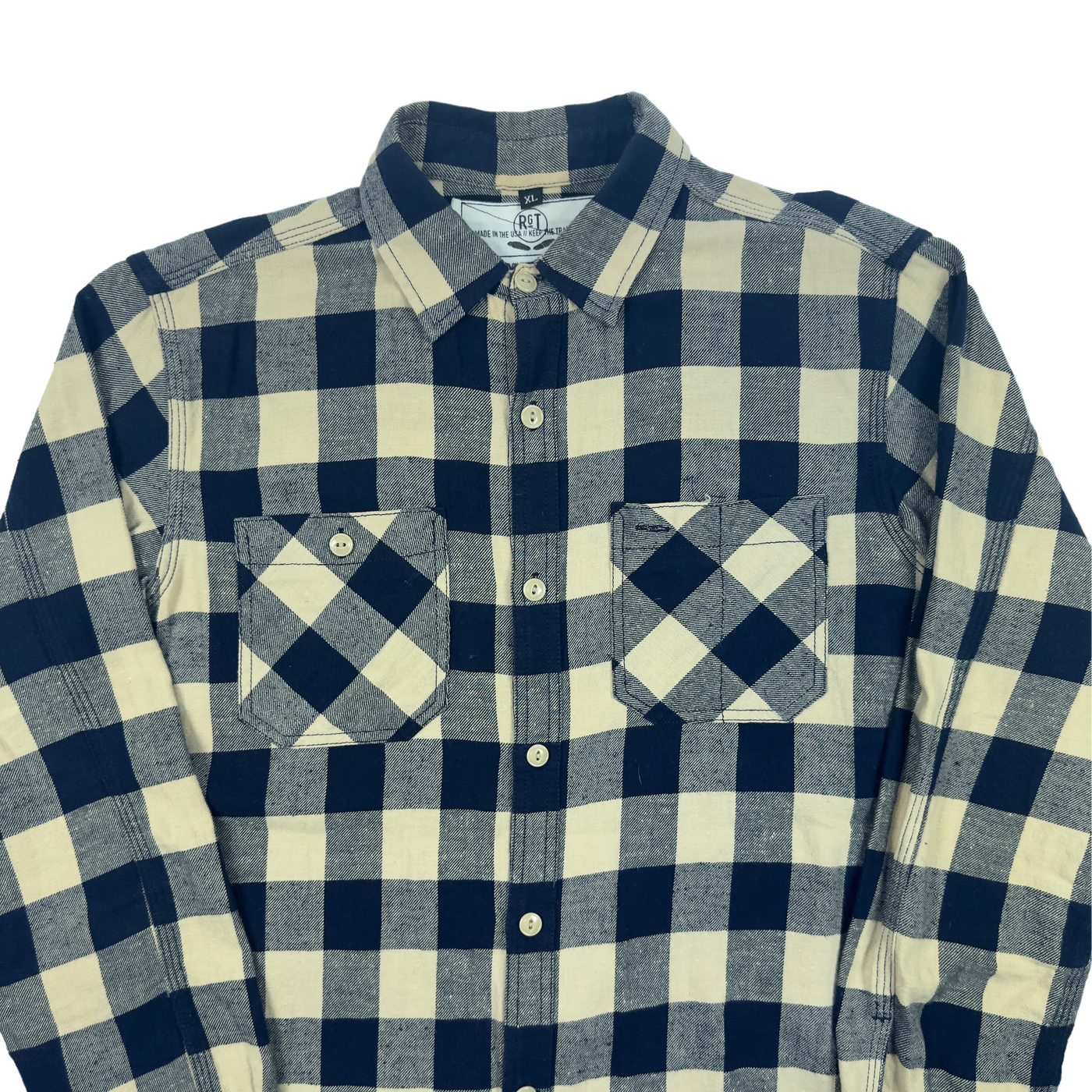 Button Down Check Flannel
